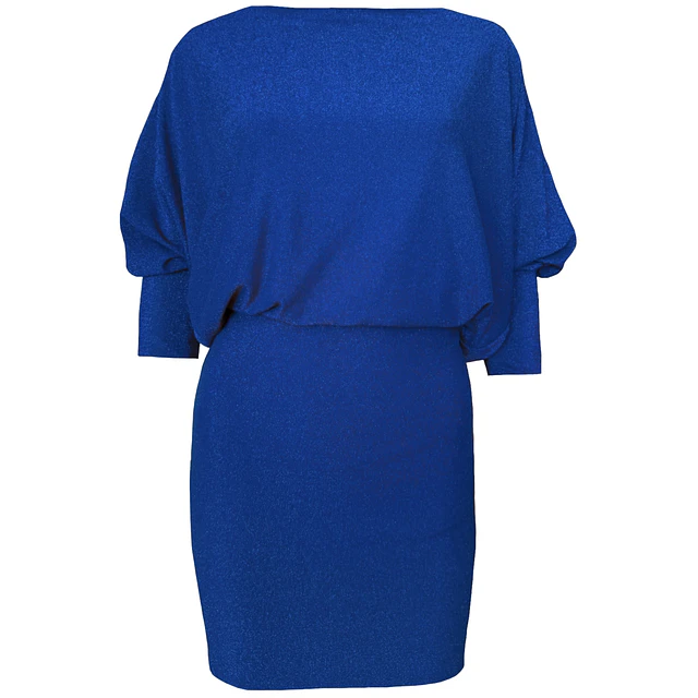 VESTIDO TEODORA AZUL GLOW 