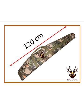 FUNDA RIFLE LIGERA CON BOLSILLOS 110, 120 Y 130 CM CAMUFLAJE