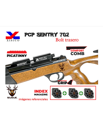 Rifle PCP Marca: Sentry Modelo 702 calibre 5.5 mm 