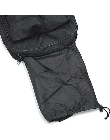 Funda y mochila con bolsillos 120x29cm Negra