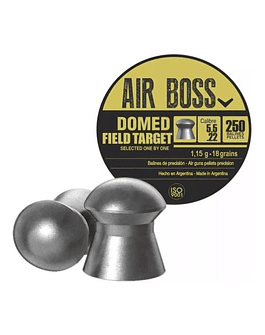 Poston Marca: Air Boss Modelo: Domed field target 5.5 mm 18gr 500 unidades