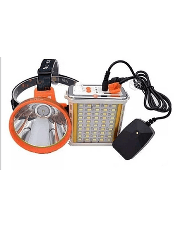 Foco Led de luz blanca para caza, es recargable 800 watts