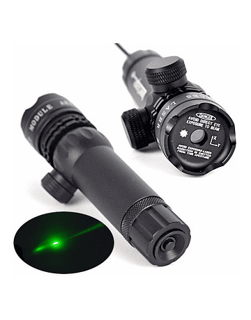 Mira laser con accesorios Modelo: Luz verde