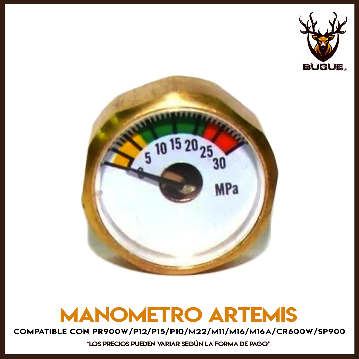 MANOMETRO ARTEMIS M8 CHICO
