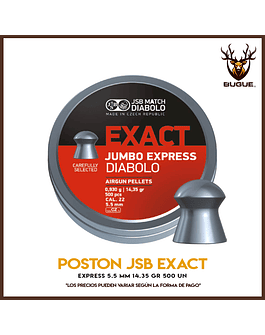 POSTON JSB EXACT EXPRESS 5.5 MM 14.35 GR 500 UN