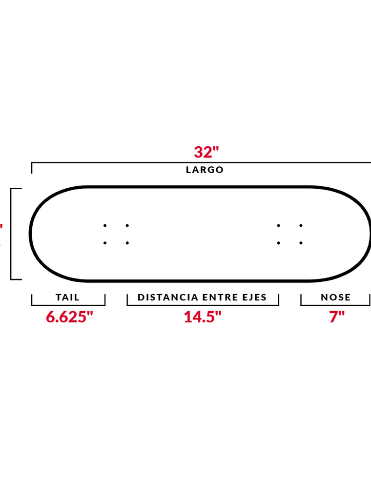 Tabla Skate Life Michael Angelo  8,375 + Lija 2