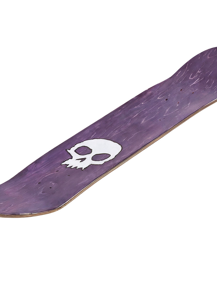 Tabla Skate Zero 8.25 Single Skull Negra + Lija Mini Logo 2