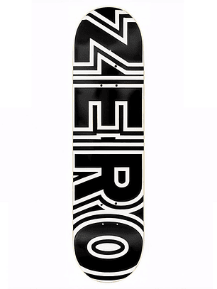 Tabla Skate Zero Bold Black Legend Deck 8.25 Profesional