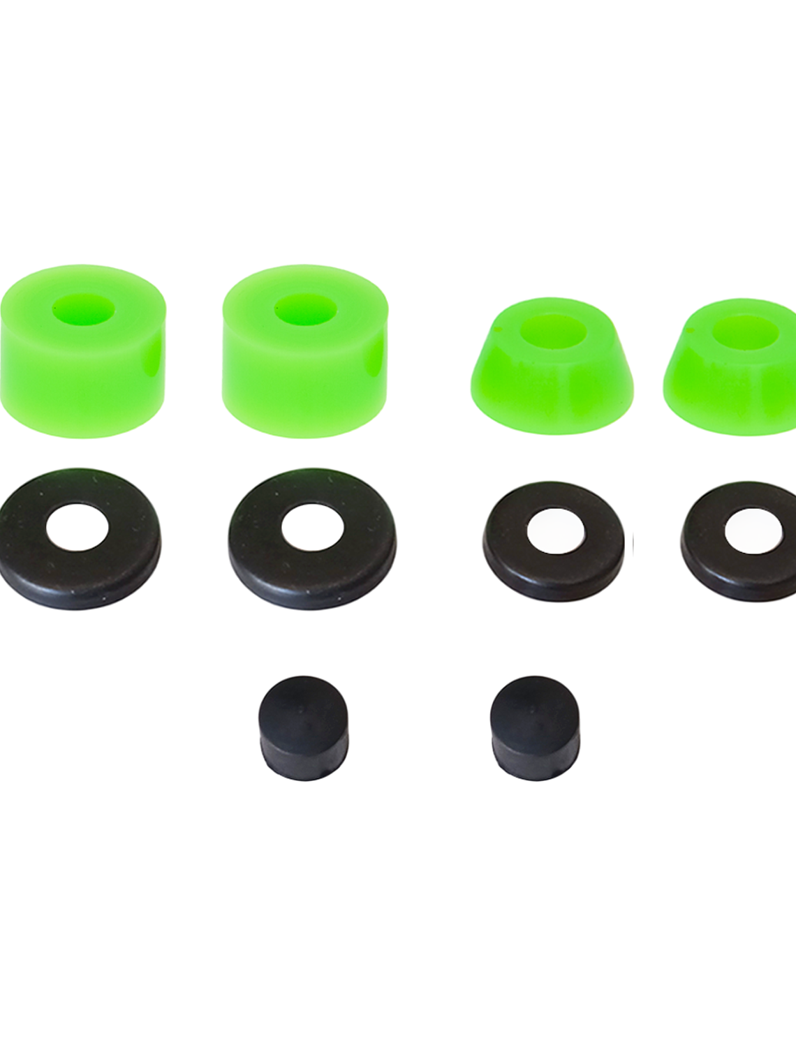 Bushing verde + arandela + pivot 1