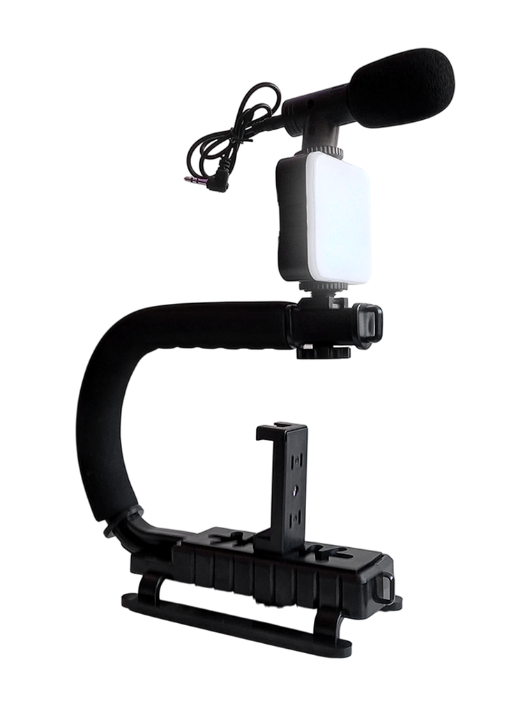 Kit scorpion - Estabilizador De Cámara Para Celular Con Luz Led Y Micrófono 1
