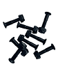 Pernos Skate Set 8 Unidades Tornillos + Tuercas Color Negro Negro - Miniatura 5