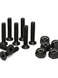 Pernos Skate Tornillos + Tuercas De Seguridad 8 Unidades 8mm Negro - Miniatura 6