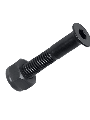 Pernos Skate Set 8 Unidades Tornillos + Tuercas Color Negro Negro