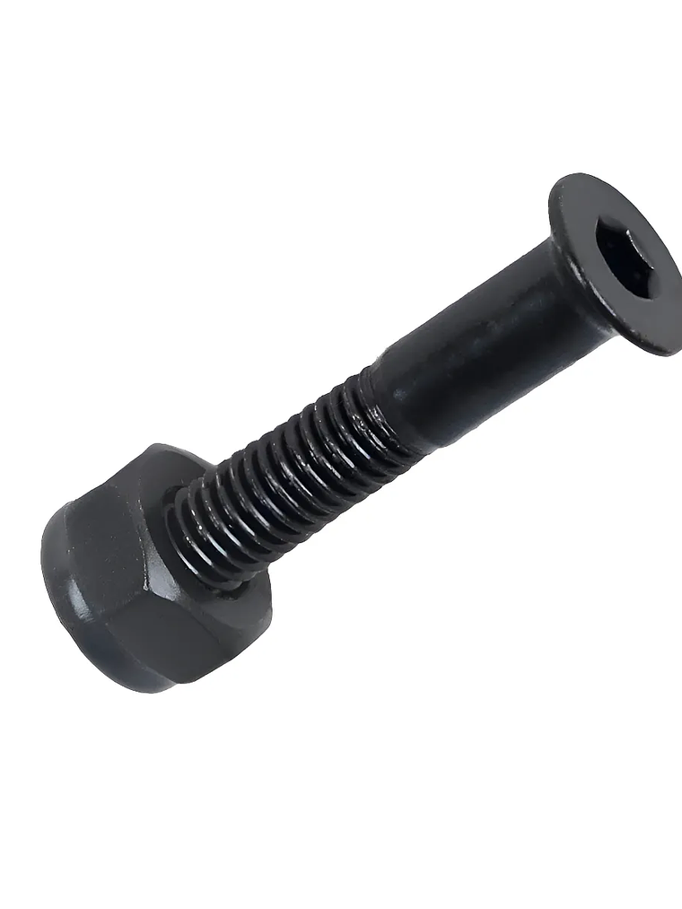 Pernos Skate Set 8 Unidades Tornillos + Tuercas Color Negro Negro 1