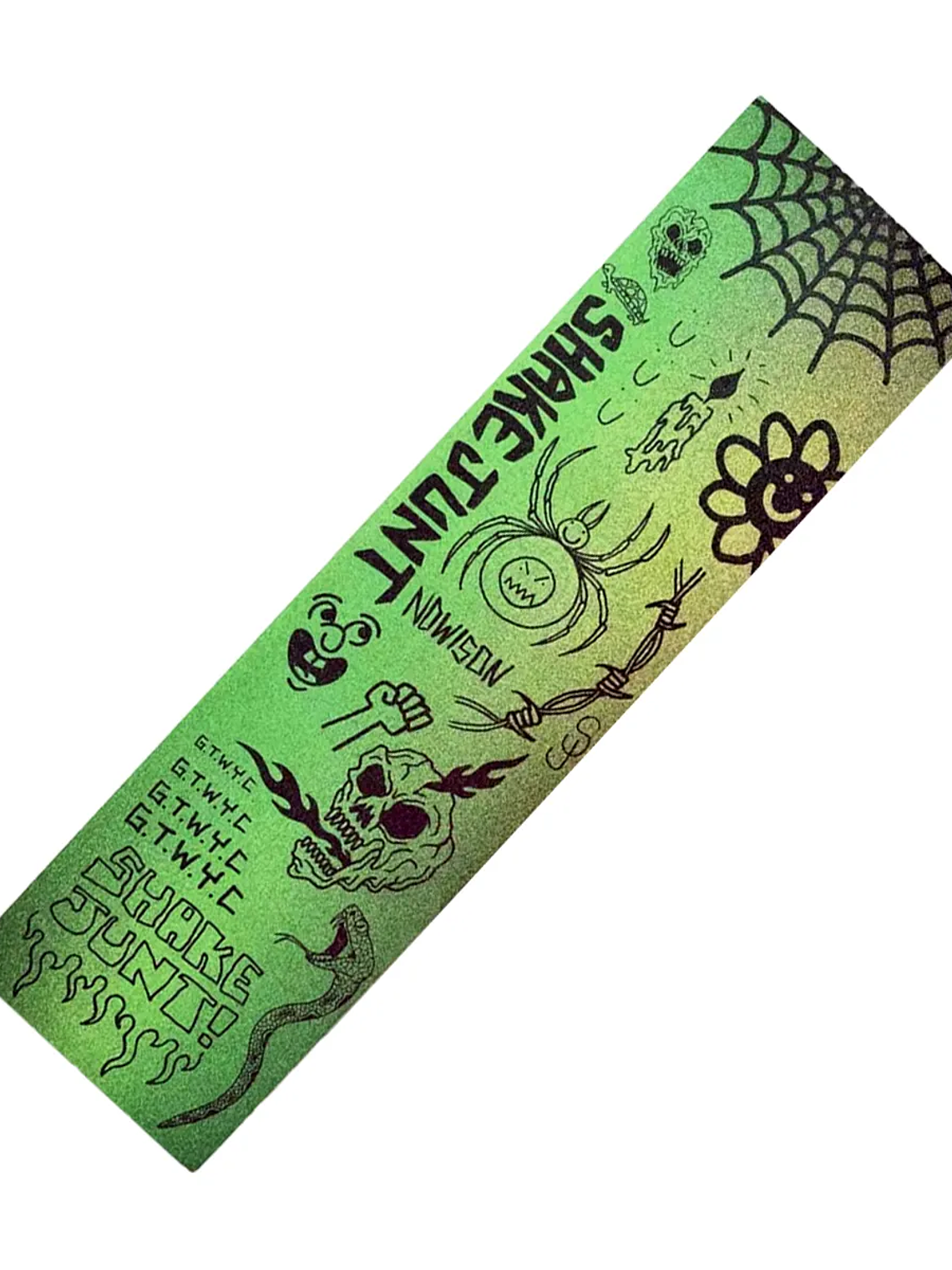 Lija Skate Shake Junt Lotties Gritape Verde 84x23cm 2