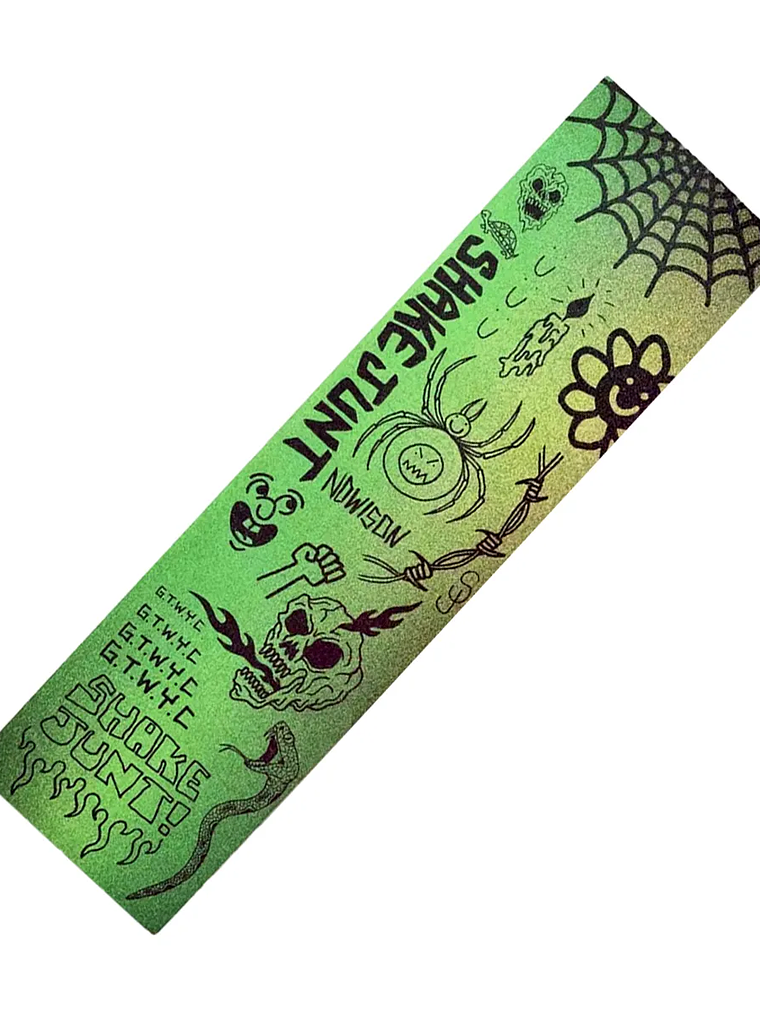 Lija Skate Shake Junt Lotties Gritape Verde 84x23cm 2