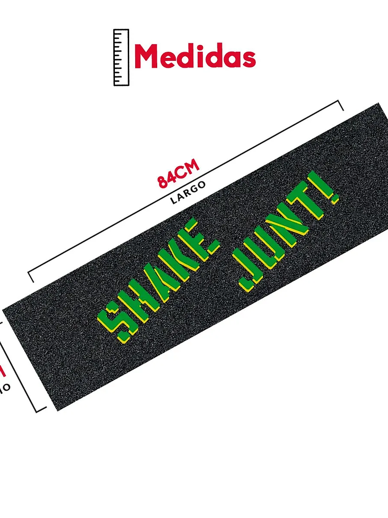 Lija Skate Shake Junt Og Sprayed Negra Verde 84x23cm 3
