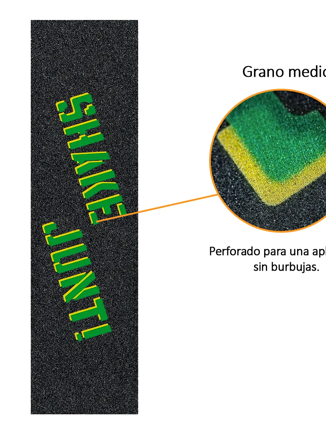 Lija Skate Shake Junt Og Sprayed Negra Verde 84x23cm 4