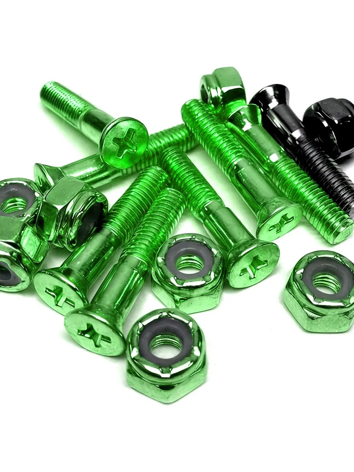 Pernos Skate Cruz 1 Verdes Hardware Resistente Premium 8 3