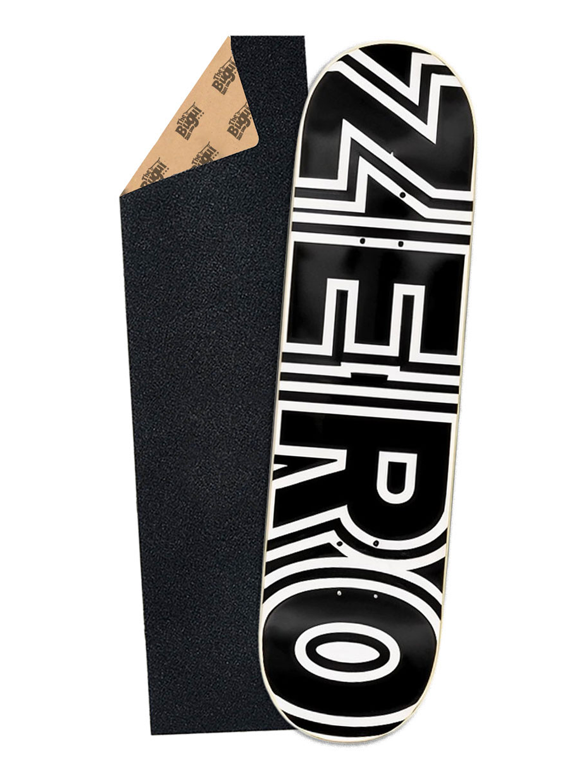 Tabla Skate Zero Bold Black Legend Deck 8.25 Profesional + Lija de regalo 1