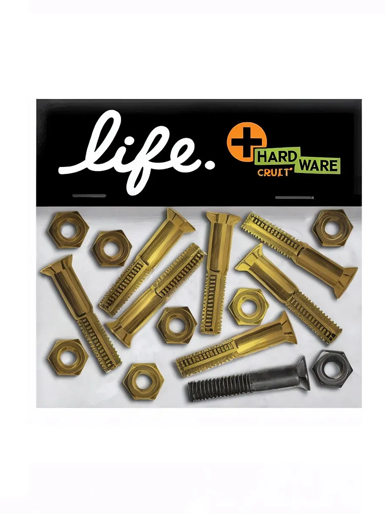 Pernos Skate Cruz 1 Dorado Hardware Resistente Premium 8 2