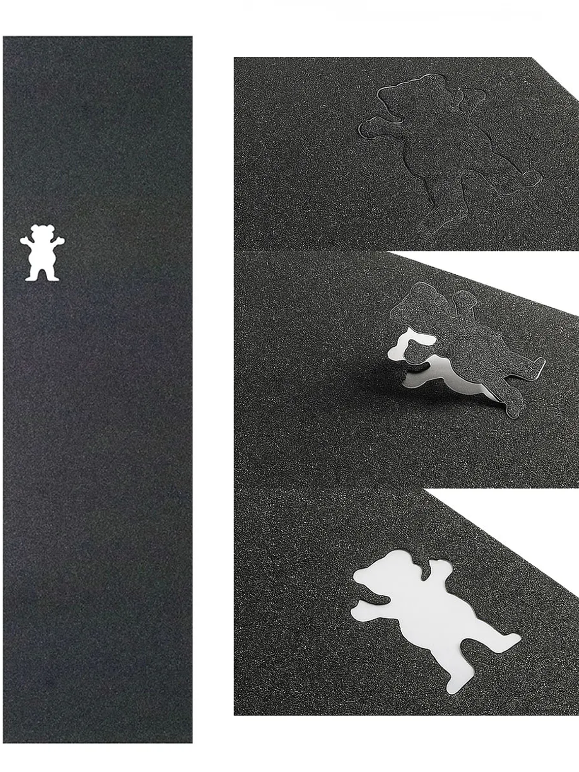 Lija Skate Profesional Microperforada Grano Fino Grizzly 3