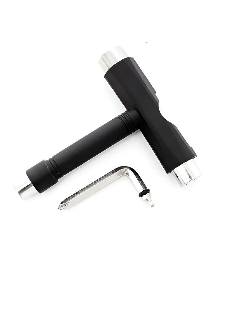 Llave T Skate Herramienta Para Skate Color Negro 1