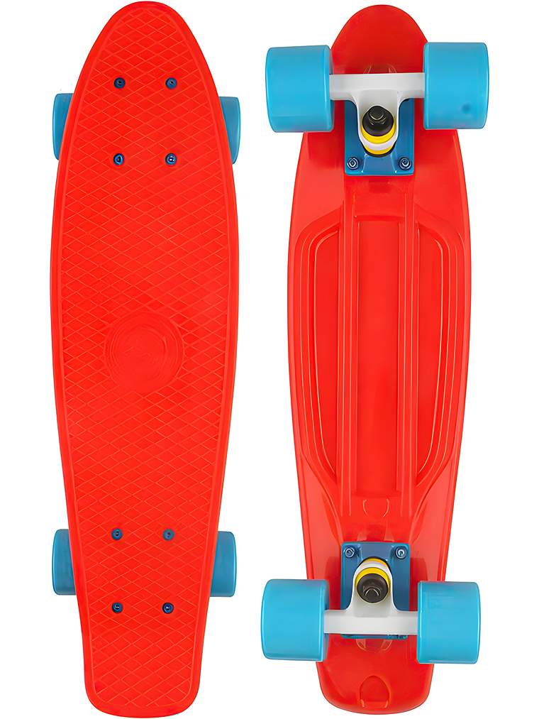 Patineta Estilo Penny Rojo Niños Y Adultos Ruedas Color rojo 2