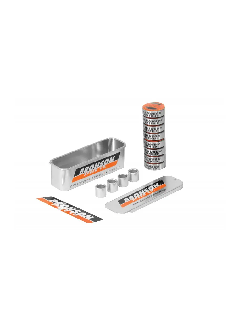 Rodamientos Bronson G3 Acero Skate Set 8 Unidades 2