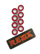 Rodamientos Skate Bones Reds Precision Rated Skateboarding - Miniatura 3
