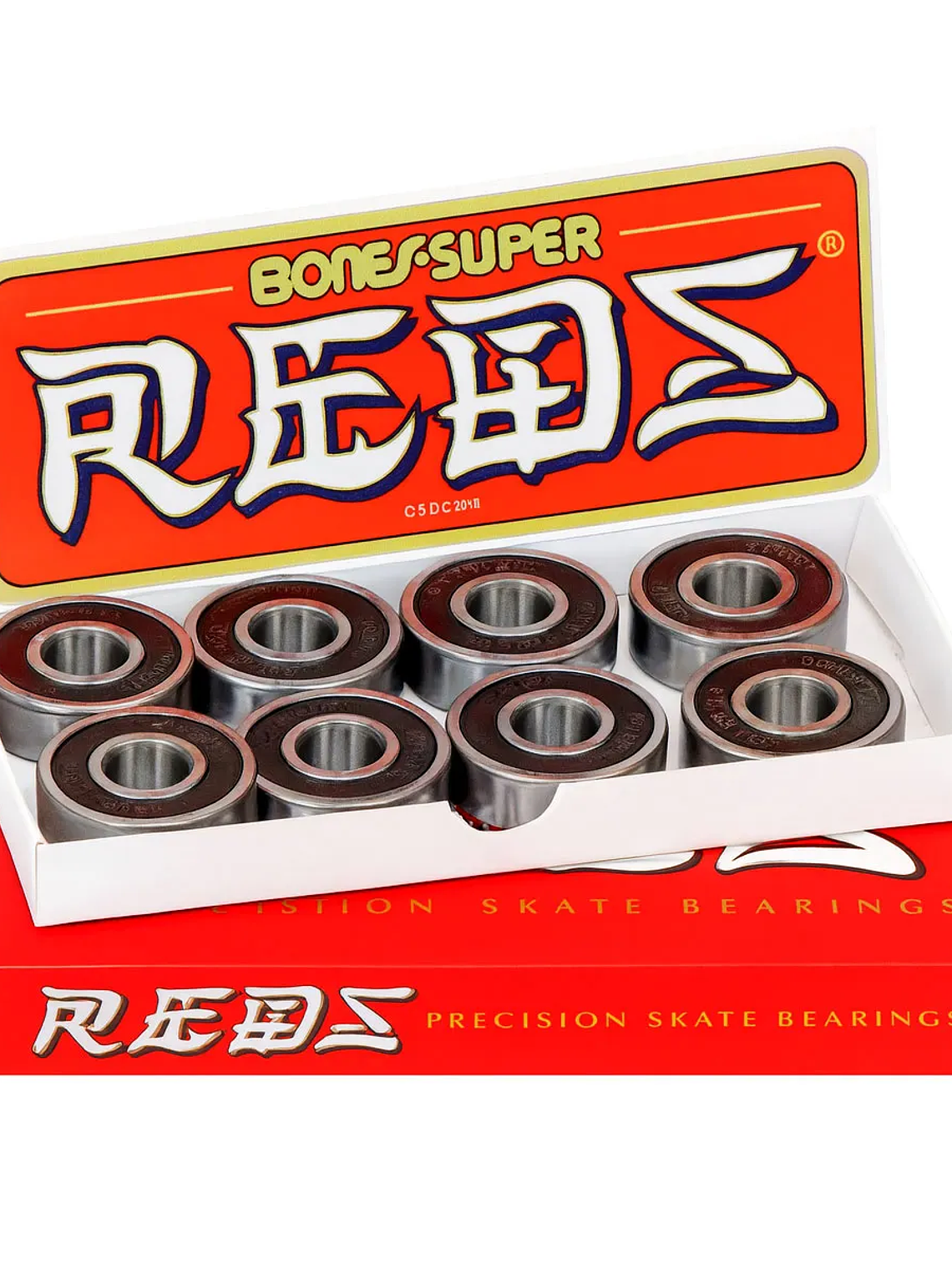 Rodamientos Skate Bones Super Reds Precision Skateboarding 4