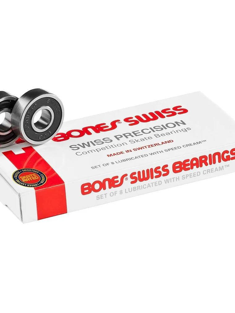 Rodamientos Skate Bones Swiss Precision Skateboarding 1
