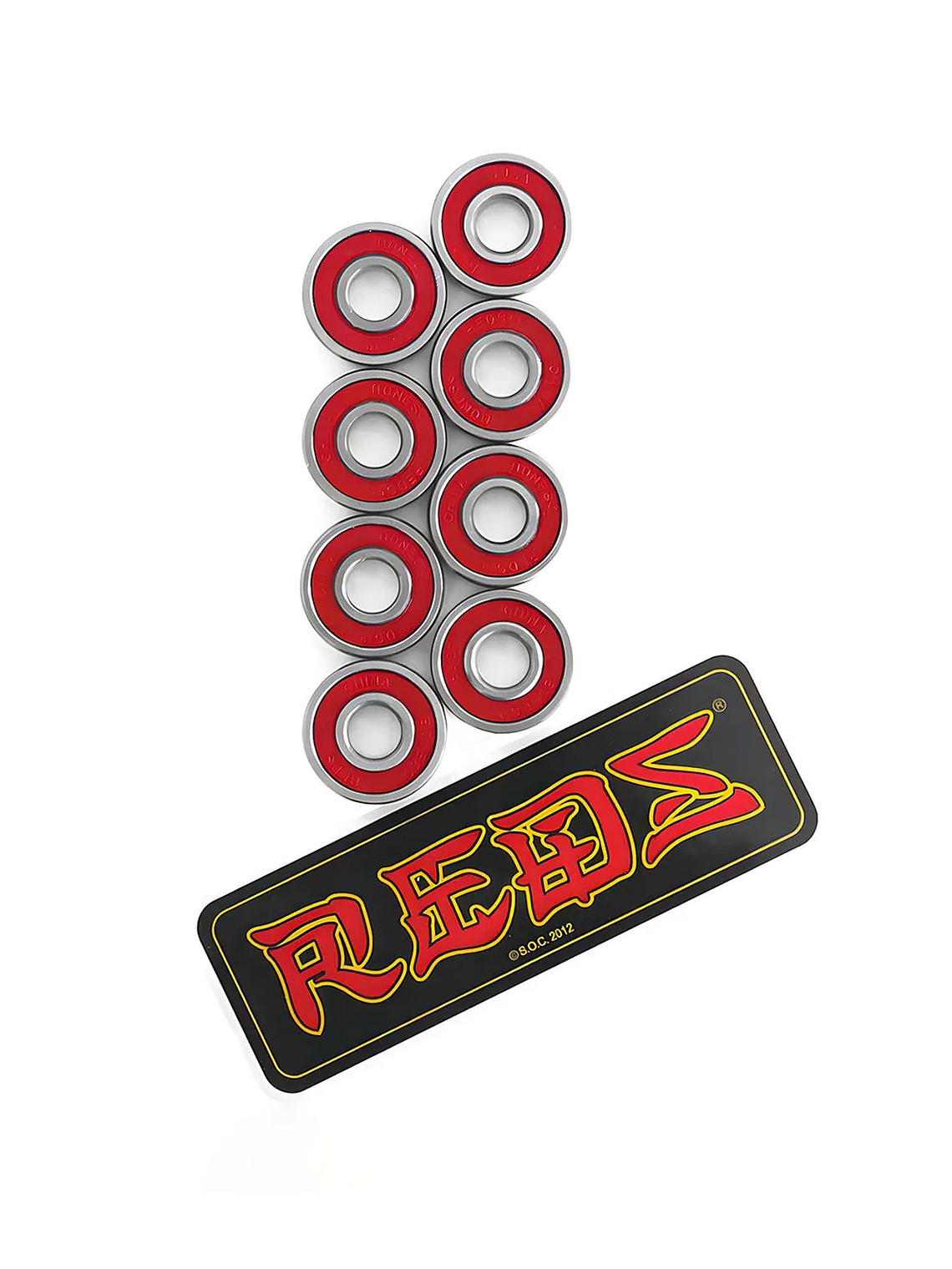 Rodamientos Skate Bones Reds Precision Rated Skateboarding 2