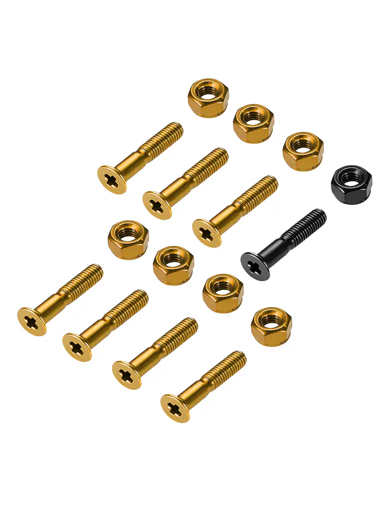 Pernos Skate Cruz 1 Dorado Hardware Resistente Premium 8 2