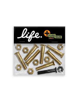 Pernos Skate Cruz 1 Dorado Hardware Resistente Premium 8