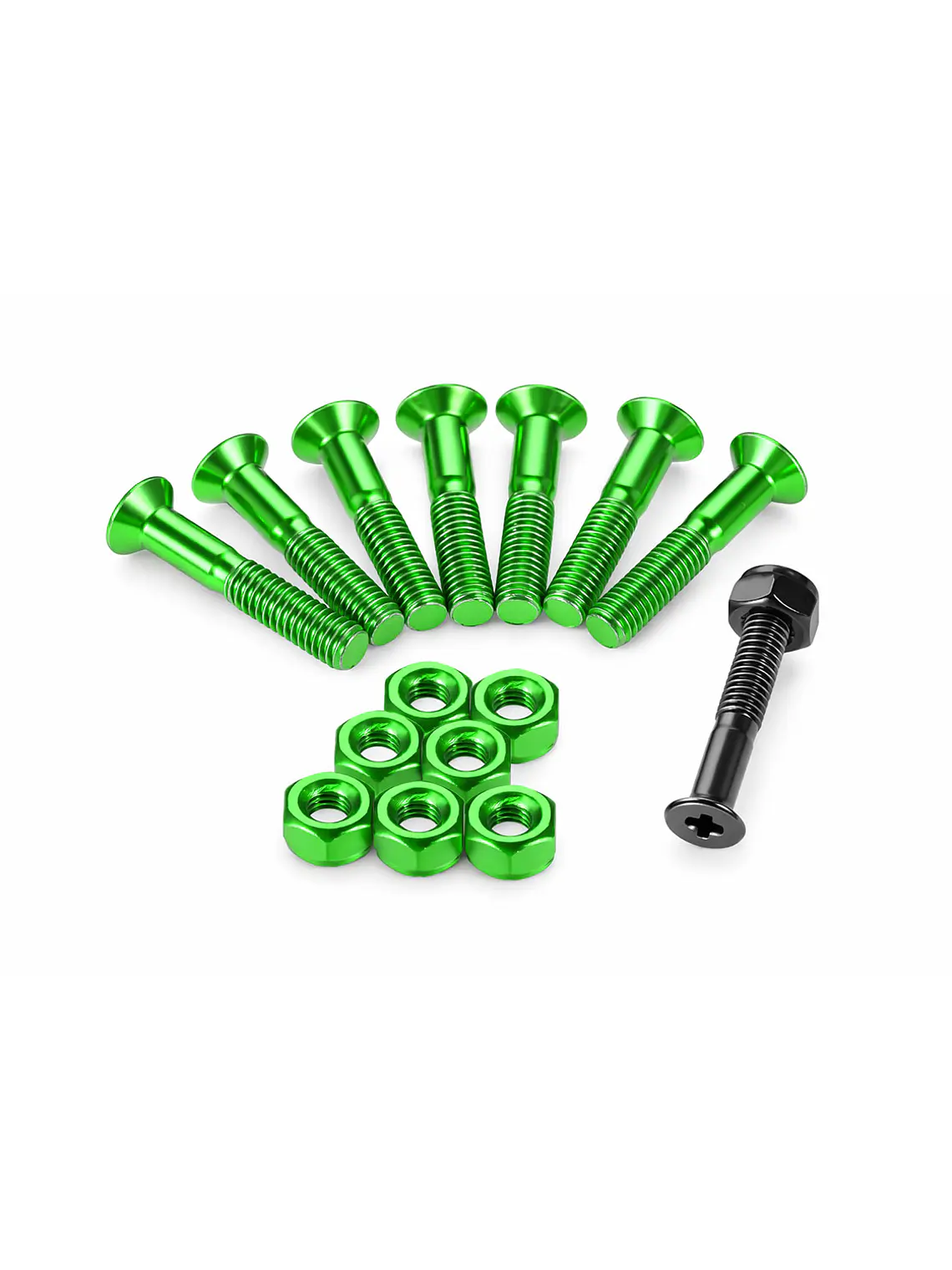Pernos Skate Cruz 1 Verdes Hardware Resistente Premium 8 2