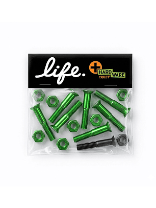 Pernos Skate Cruz 1 Verdes Hardware Resistente Premium 8