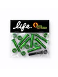 Pernos Skate Cruz 1 Verdes Hardware Resistente Premium 8 - Miniatura 1
