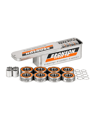 Rodamientos Bronson G3 Acero Skate Set 8 Unidades