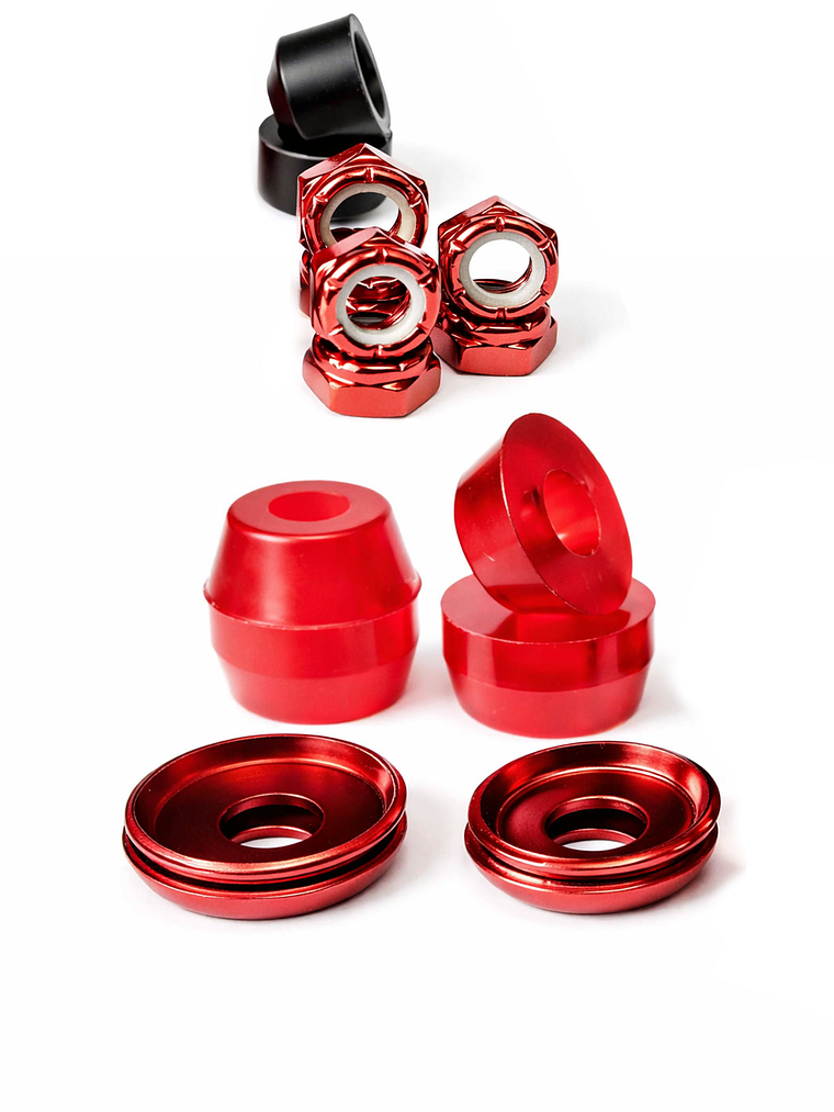 Kit Recambio Gomas Bushing Skate 90dureza Ejes Trucks Media 3