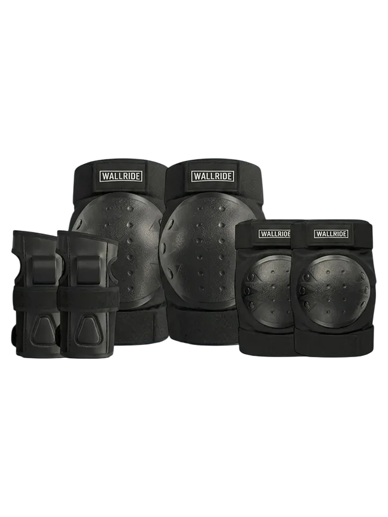 Set Protecciones Wallride L-xl Skate Roller 6 Piezas Negro 2