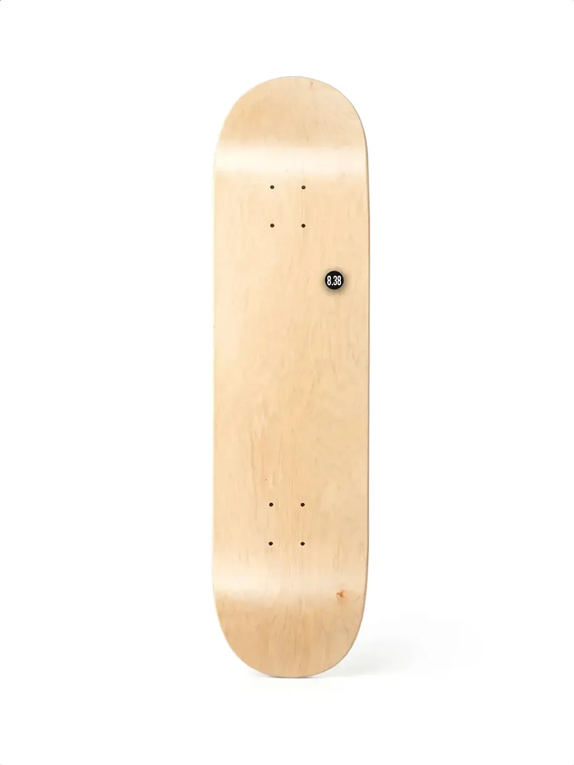 Tabla Skate Profesional 8.38 Blank Hard Rock Maple 7 Capas + lija de regalo 1