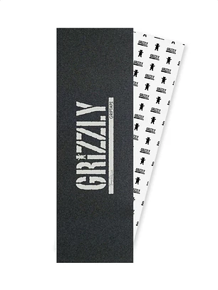 Lija de Skate microperforada Grizzly Griptape letras blancas