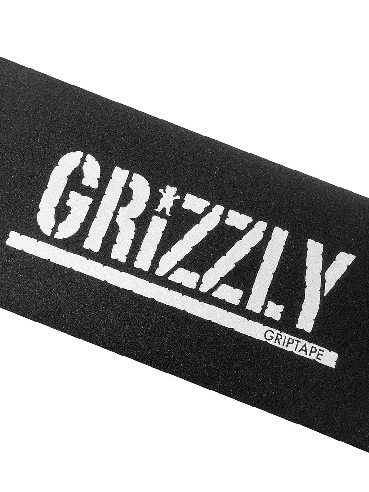 Lija de Skate microperforada Grizzly Griptape letras blancas 2