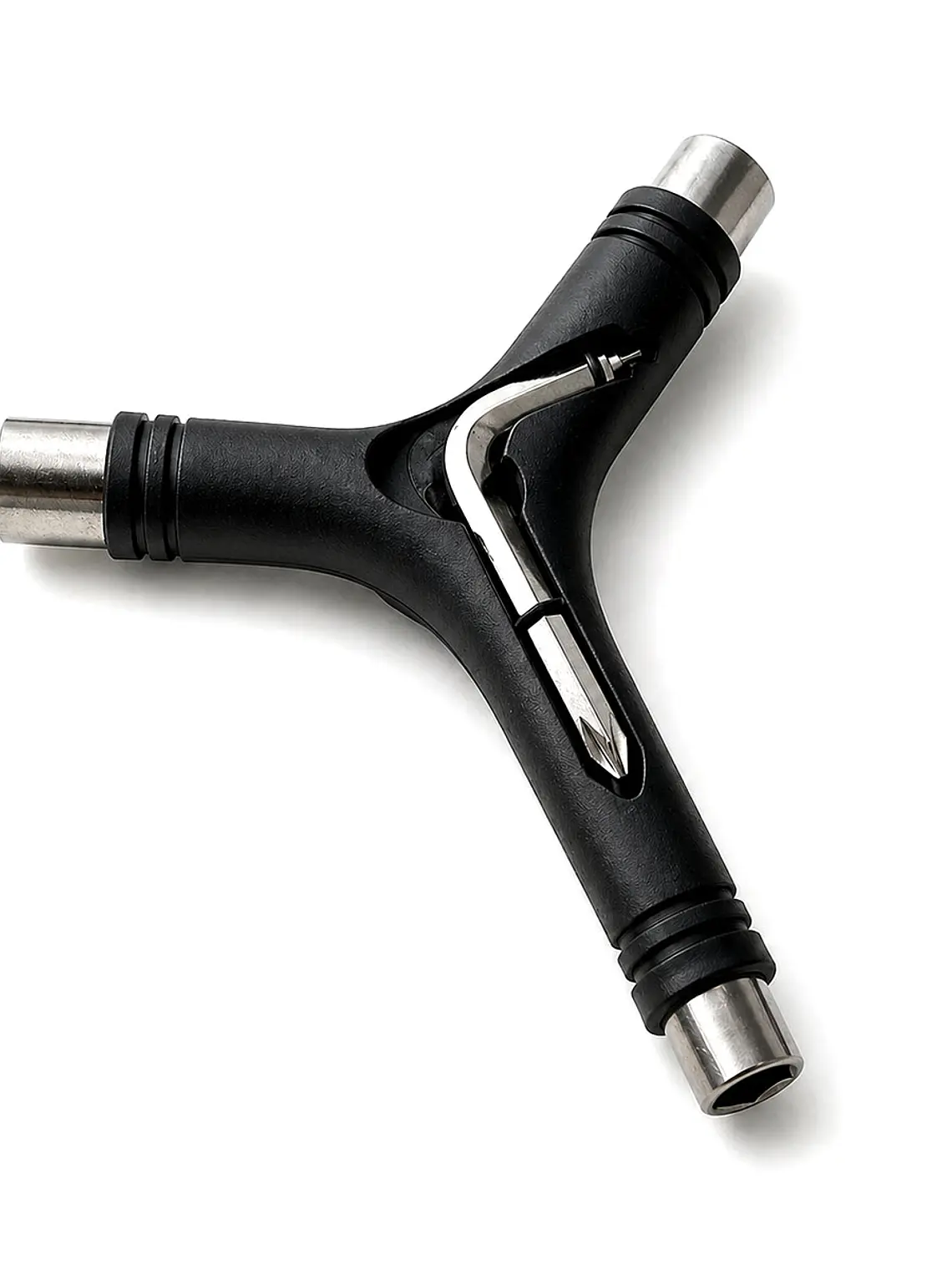 Herramienta Skate Llave Y Con Reparador Para Hilo Negra Multifuncional Skateboarding 2