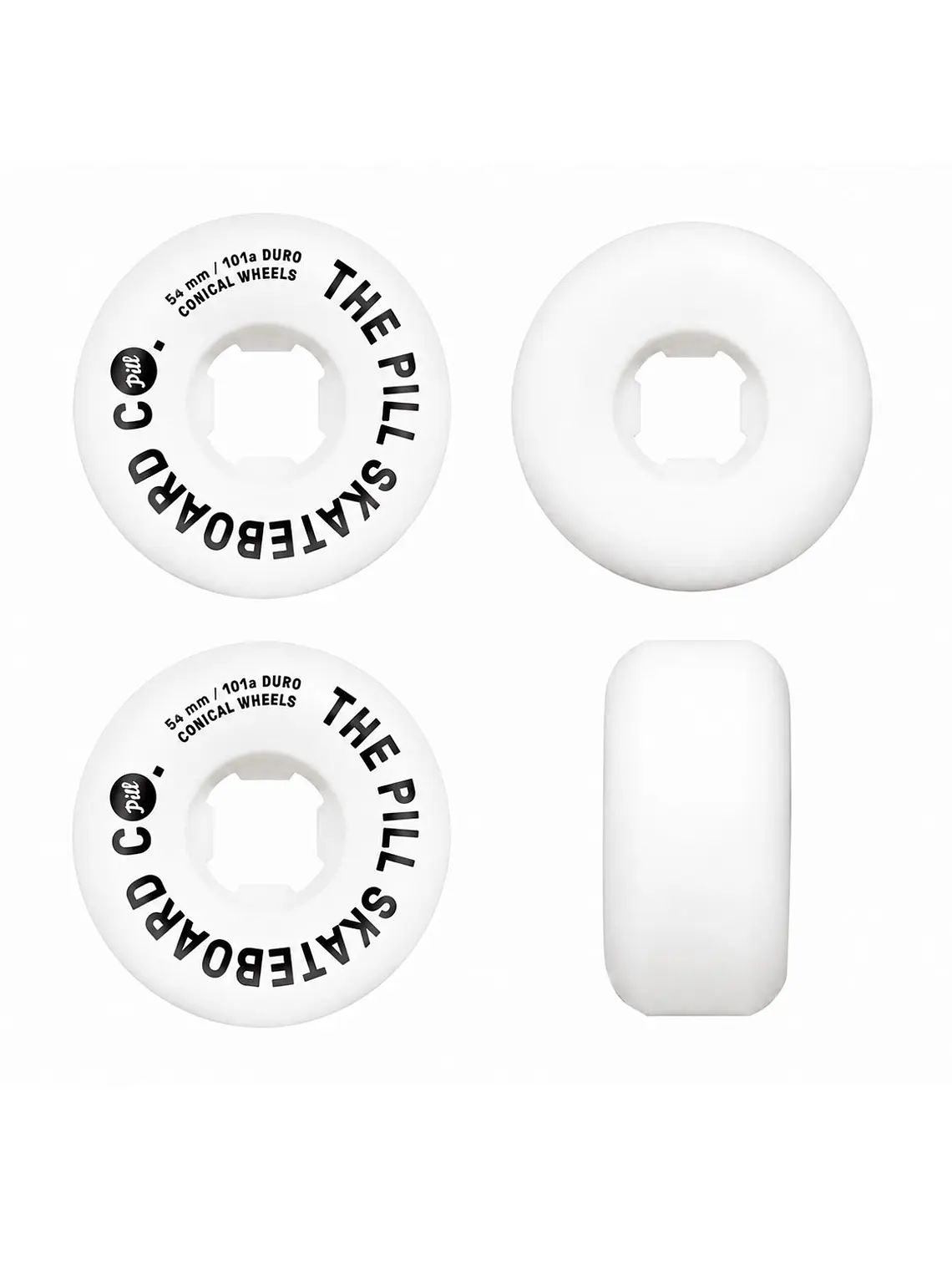 Pill - Ruedas Cónicas Slim Logo 54mm 101a 2