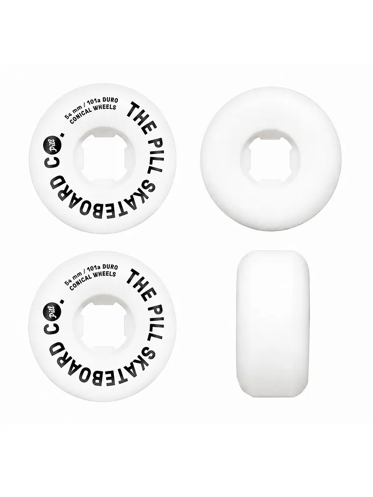 Pill - Ruedas Cónicas Slim Logo 54mm 101a 2