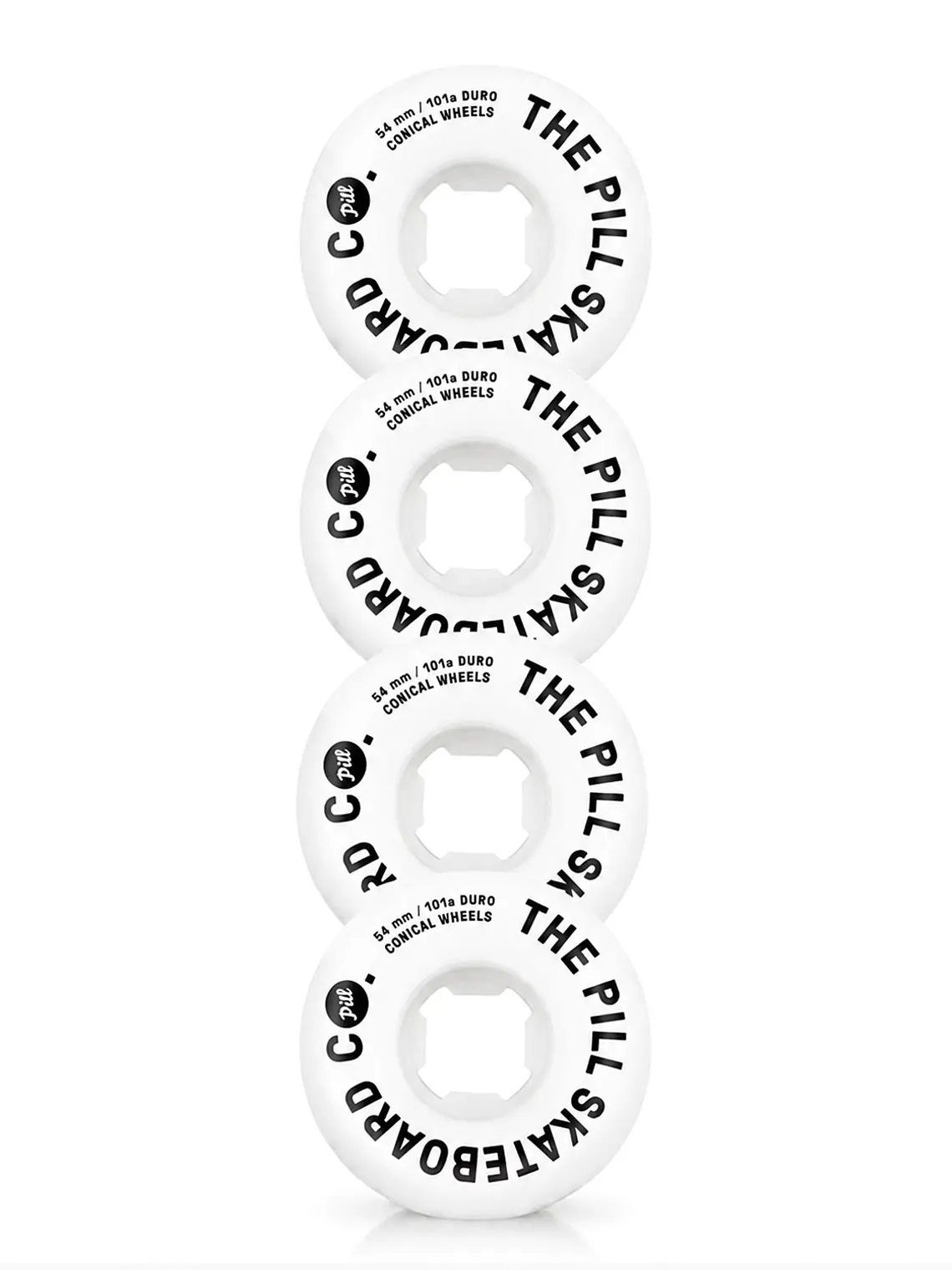 Pill - Ruedas Cónicas Slim Logo 54mm 101a 3
