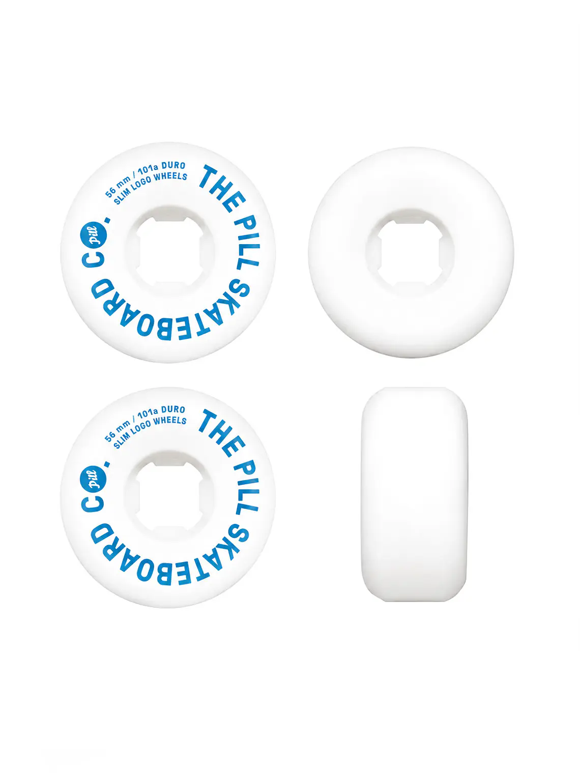 Pill Ruedas Conicas Logo 56mm – 101a 2