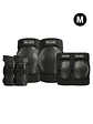 Set Protecciones Wallride S-M Skate Roller 6 Piezas Negro - Miniatura 1